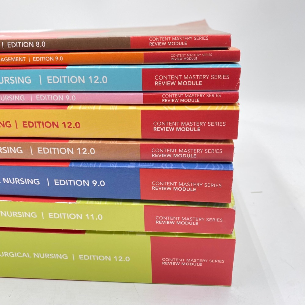 ATI Content Mastery Series Review Module Nursing Textbook Set 2023 NCLEX Prep RN - Picture 3 of 14
